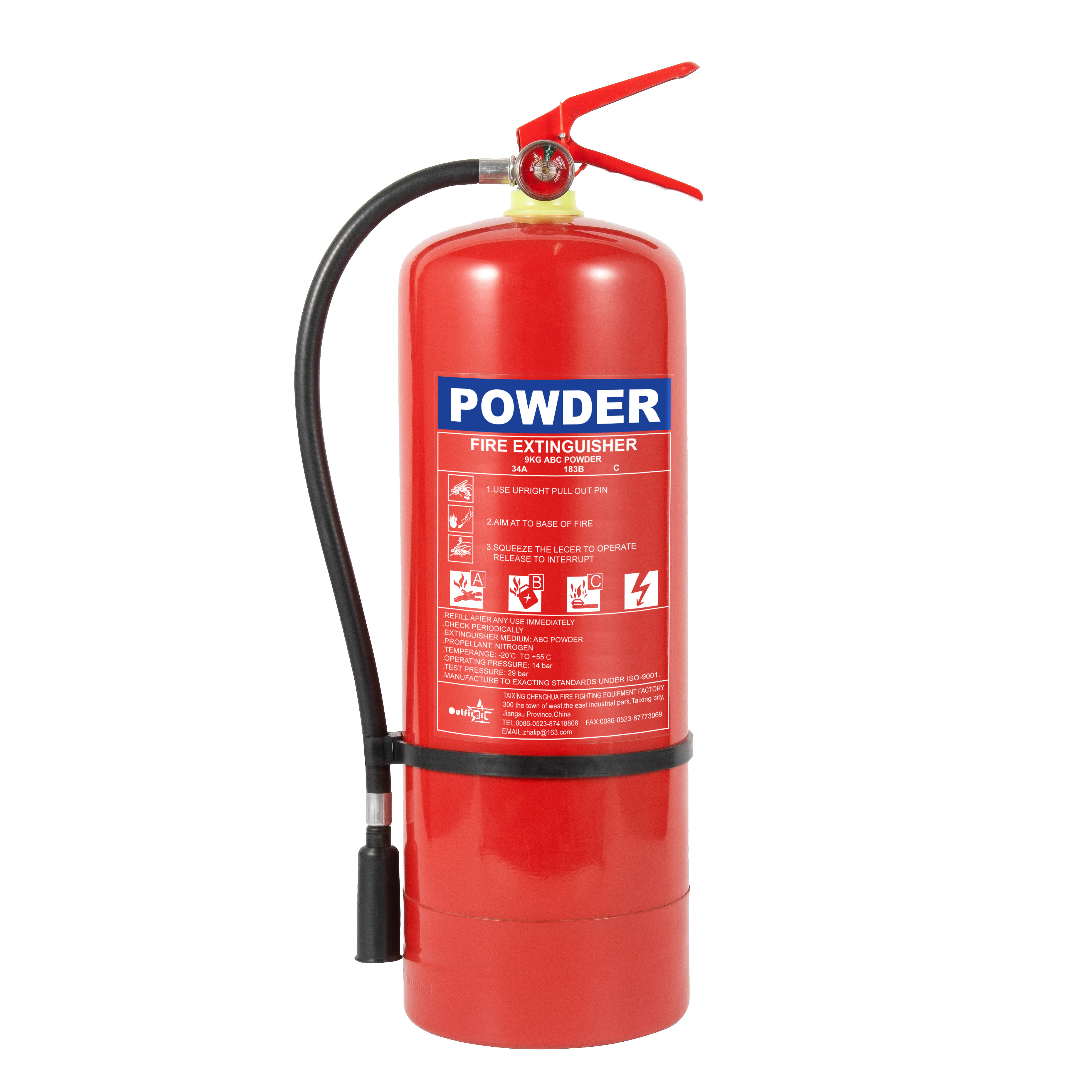 9KG Foot Ring Dry Powder Fire Extinguisher